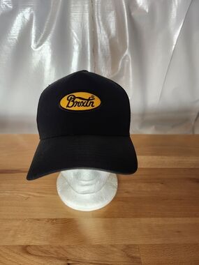 Brixton Trucker Hat Black Snapback Mesh Patch Logo Unisex Skate Retro Surf